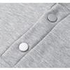 Men's Casual Loose Solid-Color Half-Zip Hooded Sweatshirt, Sports Sweatshirt
