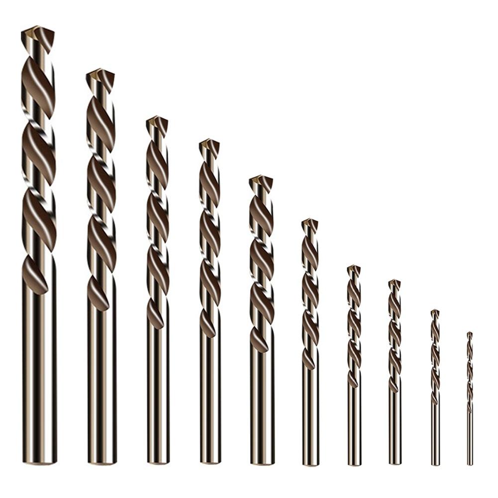 

10 Pcs/set HSS For M35 Cobalt Drill Bit 6 Mm For Metal Stainless Steel Drilling Cutter Twist Drill Bit Power Tool Accessories