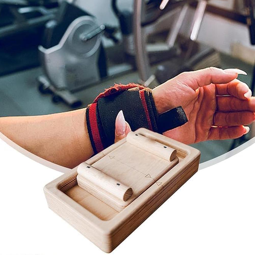 Wooden Finger Exerciser Portable Finger Strengthener Multi-Function Wrist Strength Trainer Finger Gripper for Home Dormitory