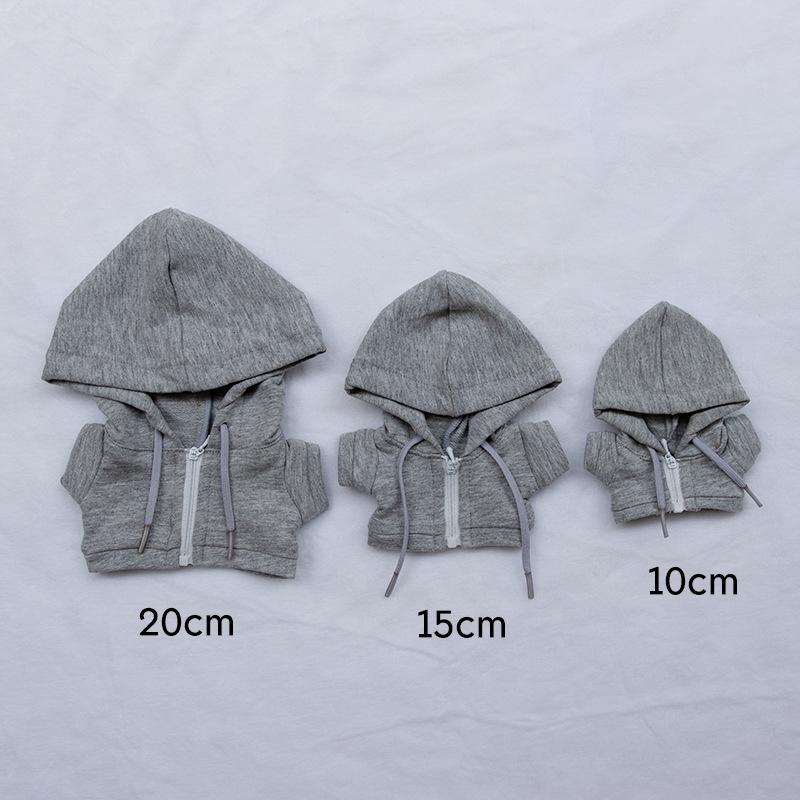For 10cm Doll Clothes 15cm 20cm Dolls Clothes Outfit Hoodie Dolls Accessories Cultivate Hands-on Ability Children's Gift Toys