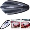1X Carbon Fiber Surface Car Roof Shark Fin Decor Antenna Radio FM Signal Aerials