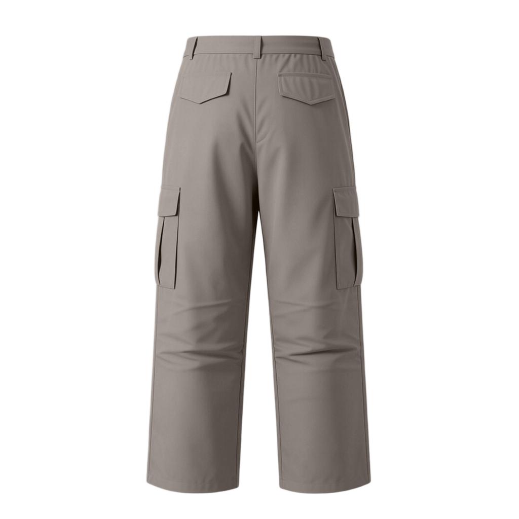 Men's Summer Casual Cargo Pants with Multiple Pockets - Lightweight Cotton, Relaxed Fit