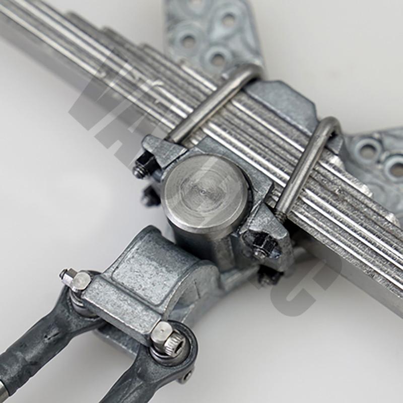 Metal Two-axle Rear Suspension Without Axle for 1/14 Tamiya Remote Control Truck Scania R620 R470 R730