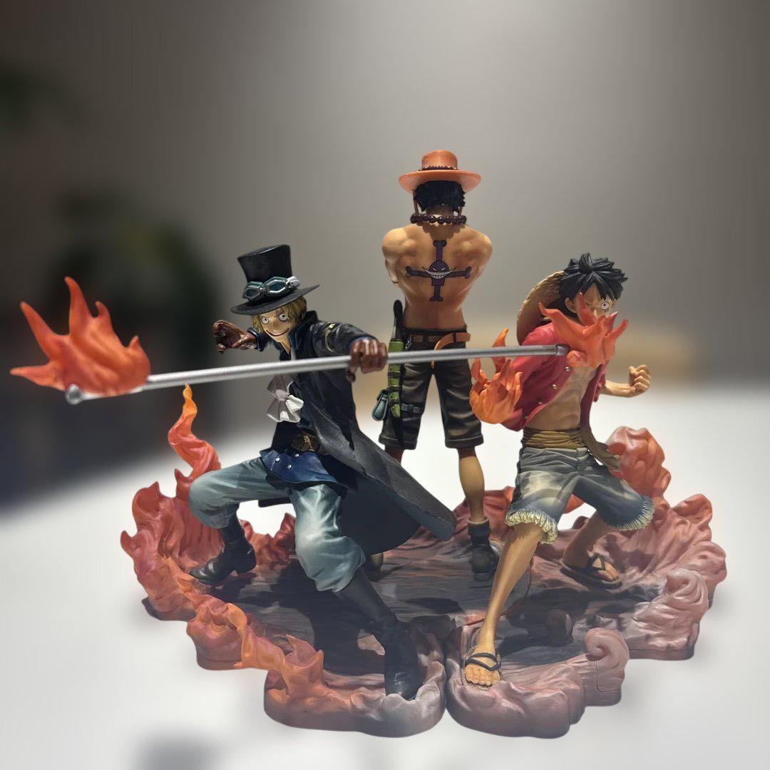 

[USED] One Piece Figures Luffy Sabo Ace