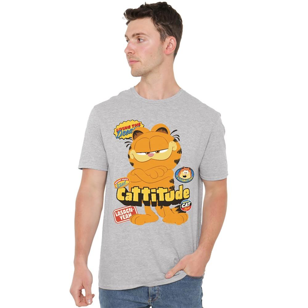 Garfield Movie Cattitude T-Shirt S-5XL Athletic Heather XL