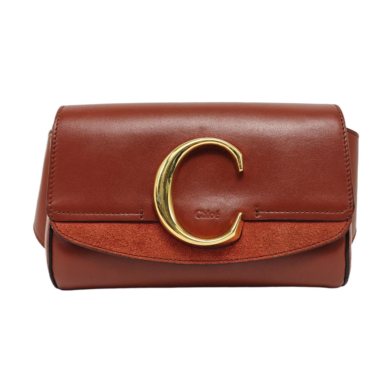 [Pre-Owned] Brown Leather Waist Bag - Very Good #HK2HVZ ONE SIZE
