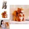 Cute And Soft Squirrel Raccoon Plush Toy For Kids Wholesale Animal Park Souvenir