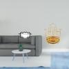 Glass Candy Dish Pumpkin Shaped Bowl with Lid And Rotating Cup Drying Rack Stand Organizer for