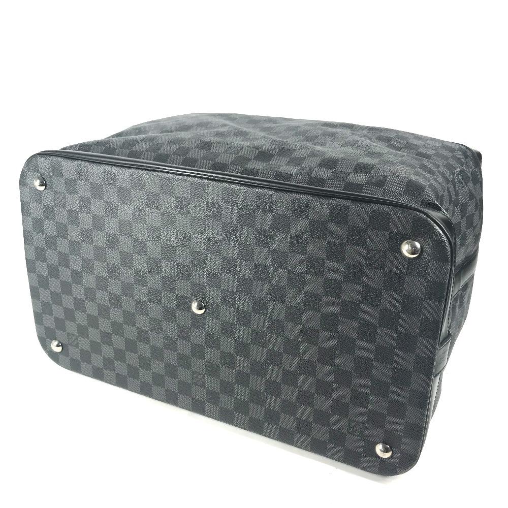 Louis Vuitton N41161 Damier Graphite Grimo Travel Bag Hand Bag Duffle Bag Black
