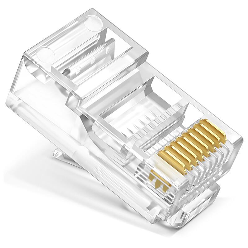 SHOCHAN Engineering Grade Cat6 RJ45 Unshielded Gold-Plated Crystal Head