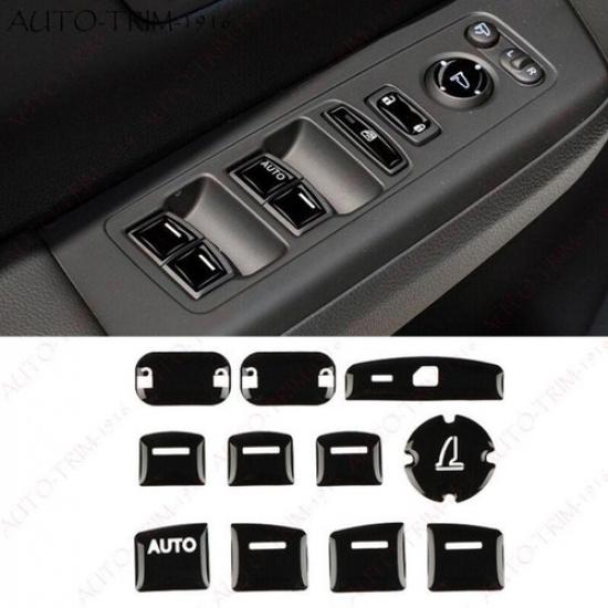 Black Window Lift Panel Switch Decoration *11PCS For Honda CR-V CRV -2024