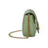 Gucci GG Marmont Chevron Quilted Mini Chain Bag, Sage Green Leather, Women's Crossbody Handbag for Daily Use 476433-DTDHT-3408