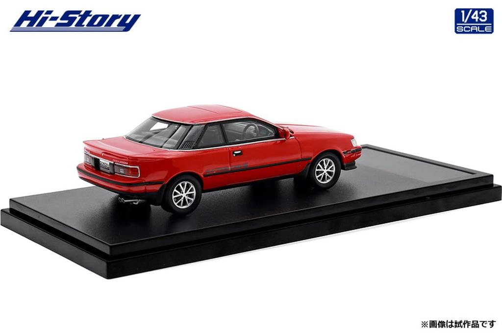 Hi Story Toyota Corona Coupe 2000 Super Red II Complete Product 1/43 GT-R (1985)