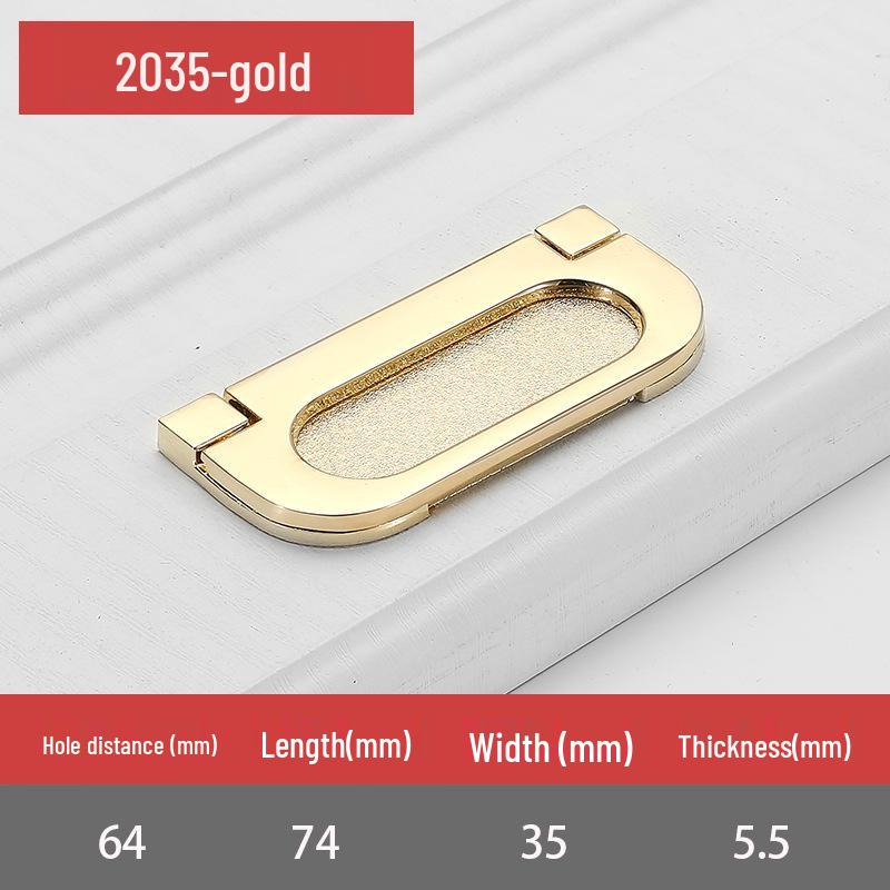 Moderner europäischer Stil, unsichtbarer Schrankgriff ohne Bohren