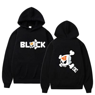 2023 Ken Block Hoodie Unisex Letter Print New Hooded Sweater Women's Spring Long-sleeved Lazy Style Loose Hooded Tops Streetwear