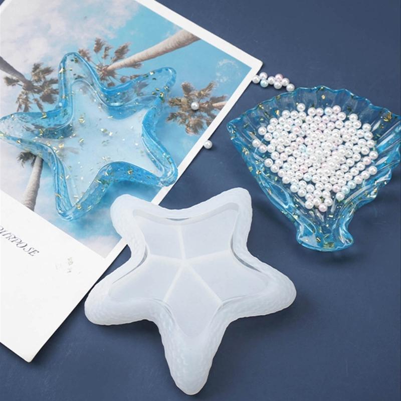 Jewelry Tray Molds Epoxy Resin Casting Mold for Jewelry Holder Trinket Storage Tray Candle Holder Soap Dish Home Decor