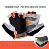 Unisex Half Finger Cycling Gloves with Silicone Grip for Shock Absorption, Anti-Slip, Ideal for Summer, Fishing, and Mountain Climbing.