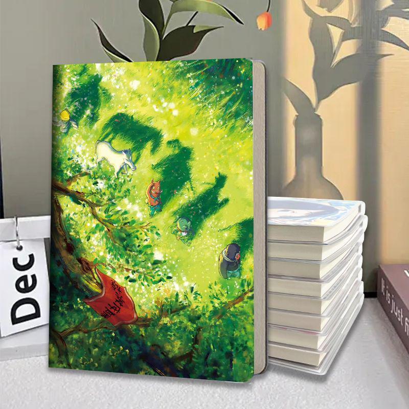 Langlangshan Little Monster Notebook: Durable Plastic Cover, Thick Pages, for Middle & Primary School Students