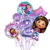 Balloons Gabbys Dollhouse Kids Birthday Party Supplies Animal Decor Cat