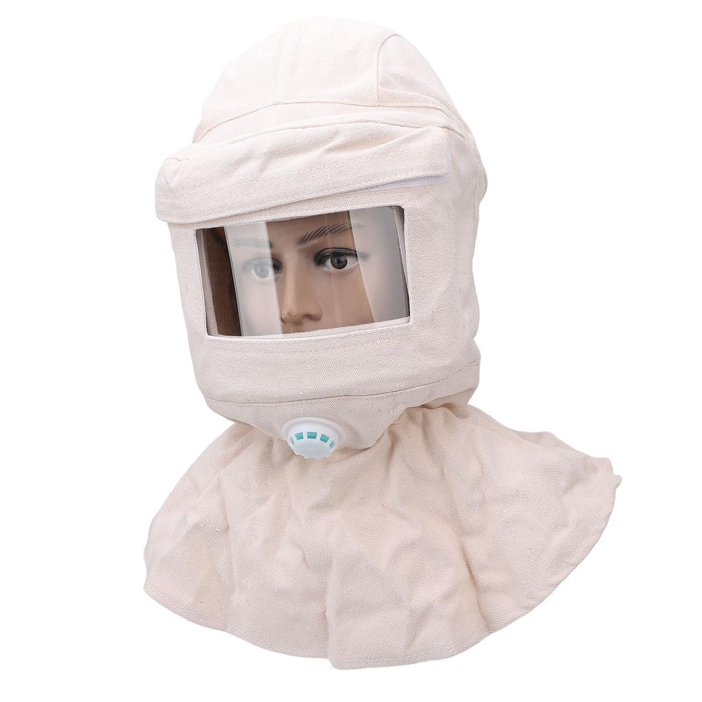 Sandstrahlen Haube Heavy Duty Canvas Staub Proof belüfteten Sandstrahlen Gesicht Abdeckung für Malerei Stein