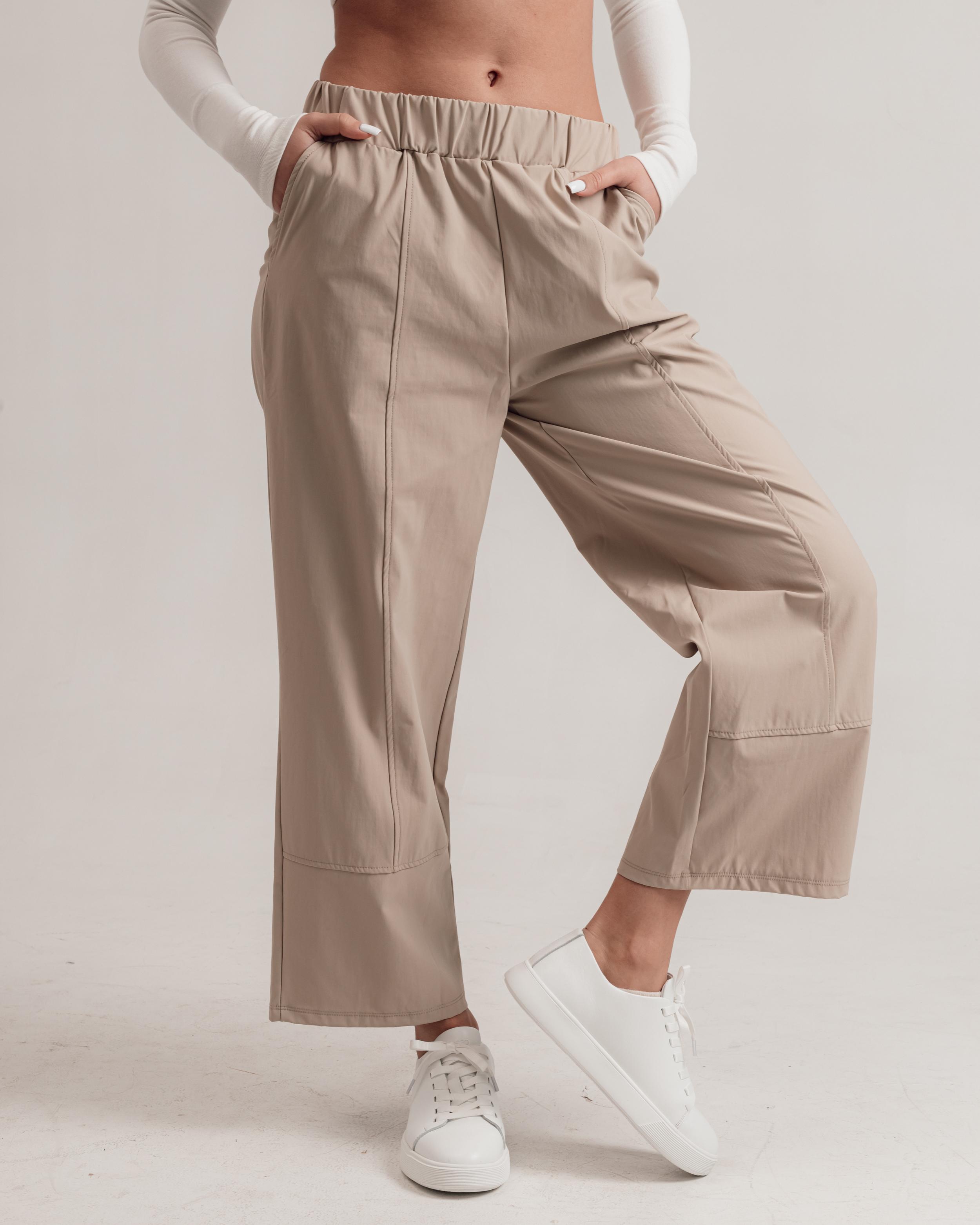 

Women s trousers Butella 16554 M beige XL бежевий