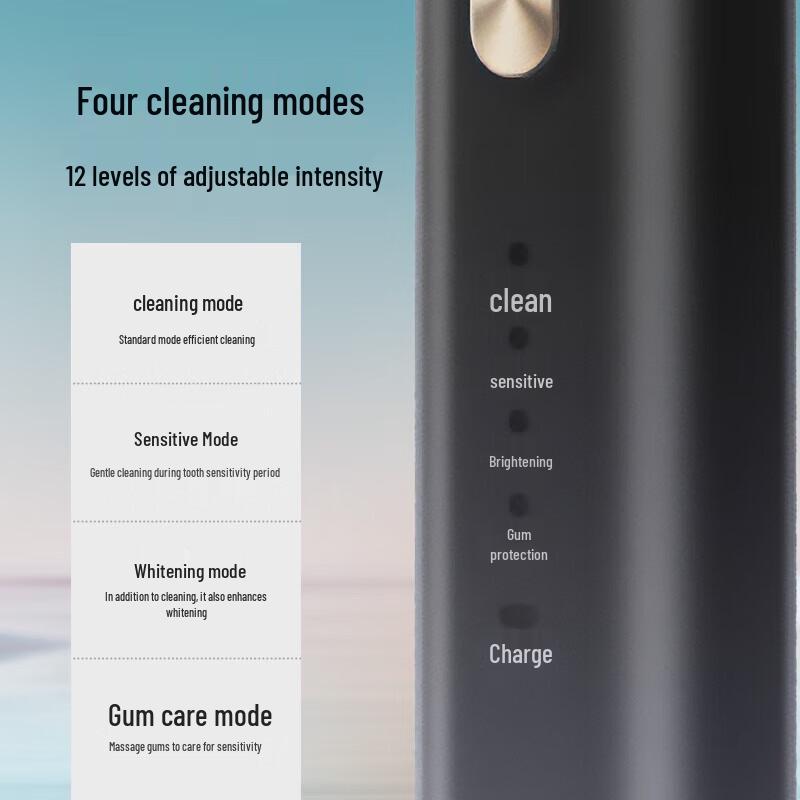 YINGQU T502 Sonic Electric Toothbrush for Adults & Kids