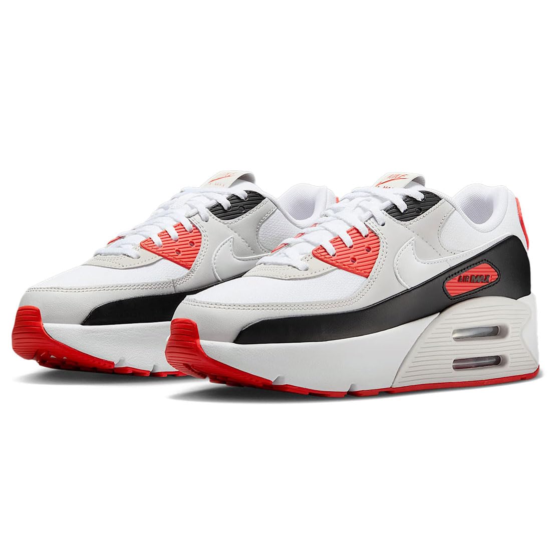 

Nike Air Max 90 LV8 Размер W, Белый/Черный/Огненно-красный/Белый, FD4328-114, 22.5см