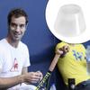 White Shockproof Racket Power Cap Handle End Cap Tennis Racket Cover Tennis Energy Sleeve