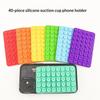 Double Sided Silicone Suction Pad 40 Suction Cups Non Slip Eco Friendly Multiple Colors For Phone Mounting Home Office Use
