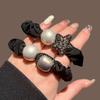 High-end Water Diamond Pearl Hair Tie  Dongdaemun Hair Band High-elasticity Rubber Band Ponytail Hair Band New Head Accessories