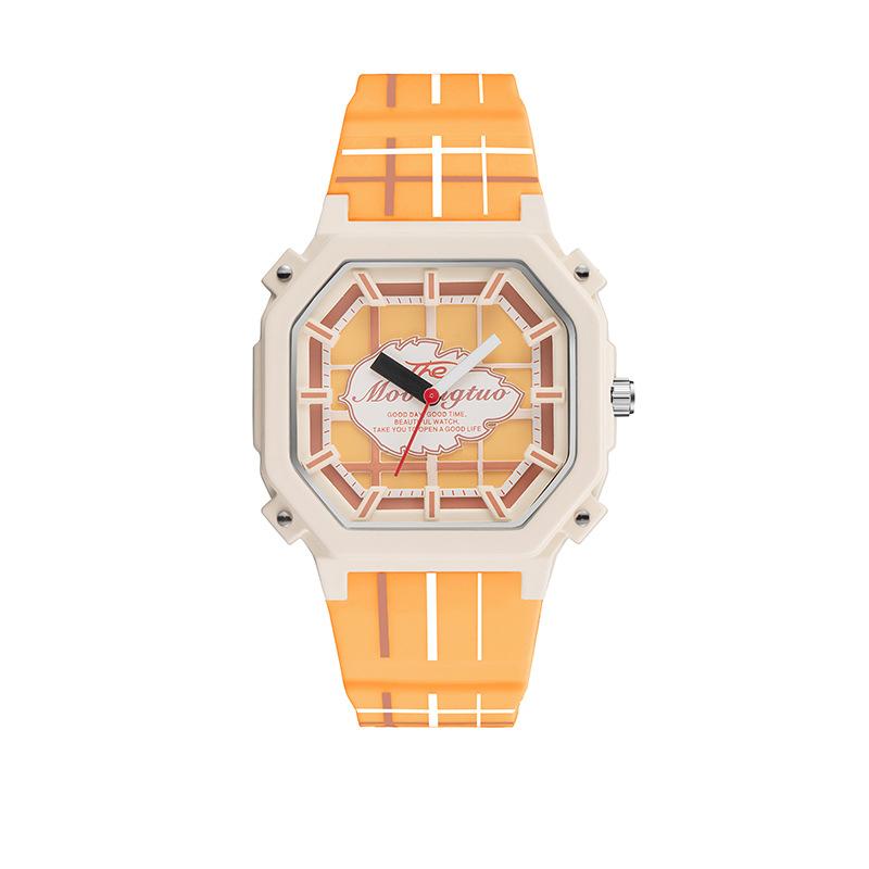 Montre de Sport Étudiante pour Dames Filles Premium à Carreaux Étanche Montre à Quartz