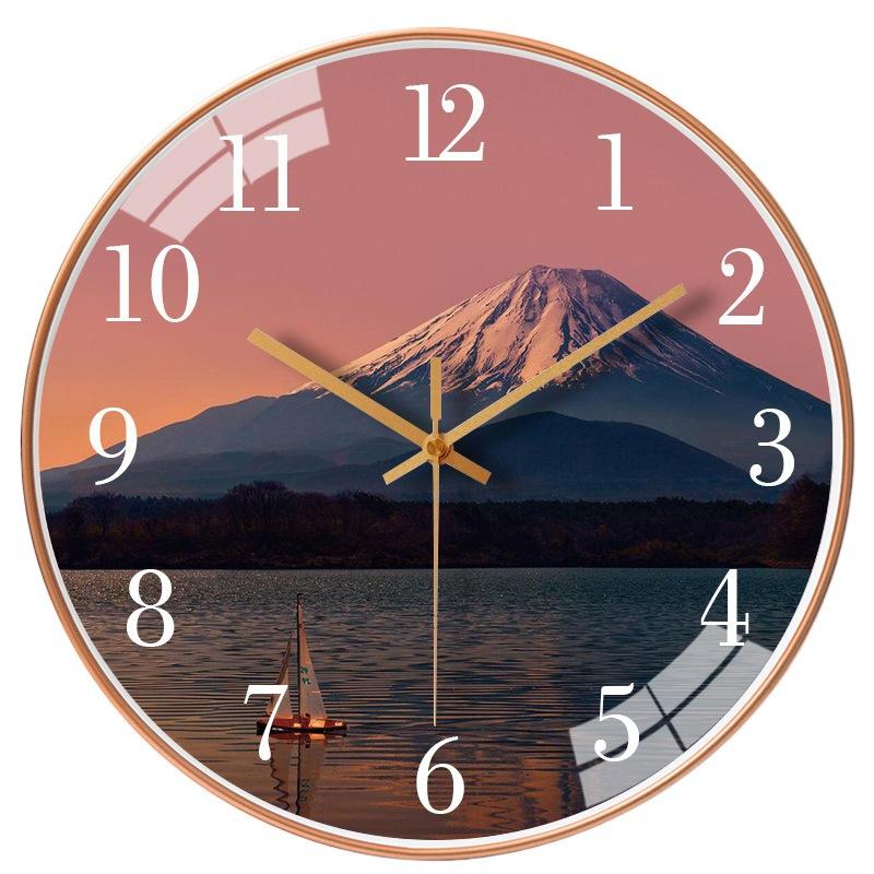 8-inch 20cm Nordic modern creative clock clock clock wall clock home living room bedroom mute quartz clock
