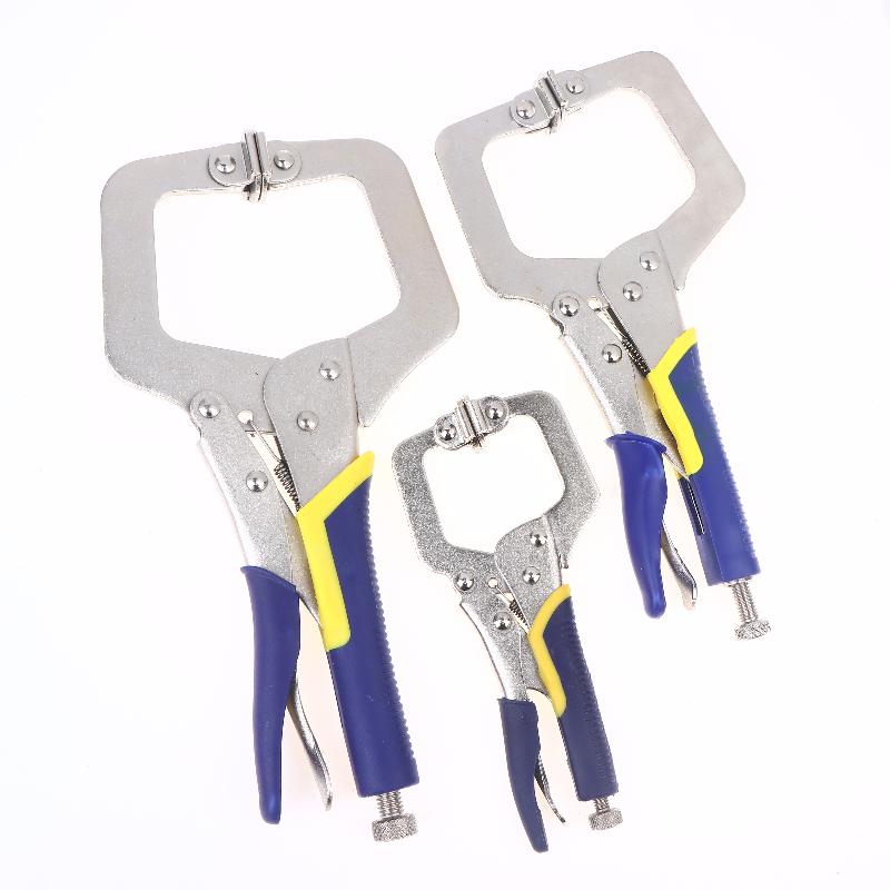Metal C Clamp Vise Grip Locking Welding Pliers Wood Tenon Locator Tool Tools Herramientas De Mano Ferramentas Man