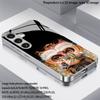 Danger Album Pattern 2D Phone Case for Samsung S26 S25 S24 S23 S22 S21 S20 A56 A36 A16 - Electroplated Glass Protective Cover
