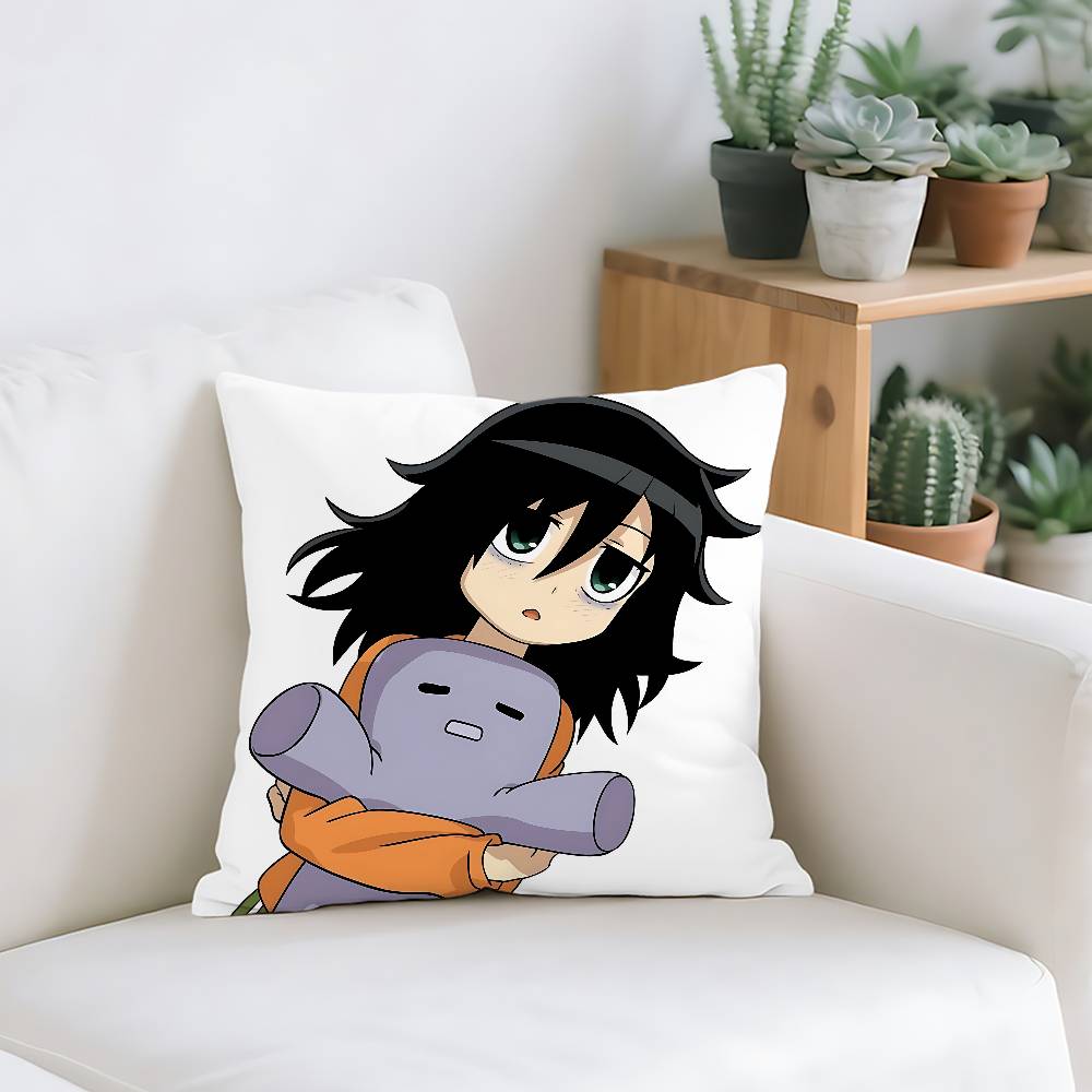 Cute K-Tomoko Kuroki-S Pillow Case Cushion Cover Soft Cute Throw Pillow Case For Car Sofa Pillowcase Polyester With Zipper