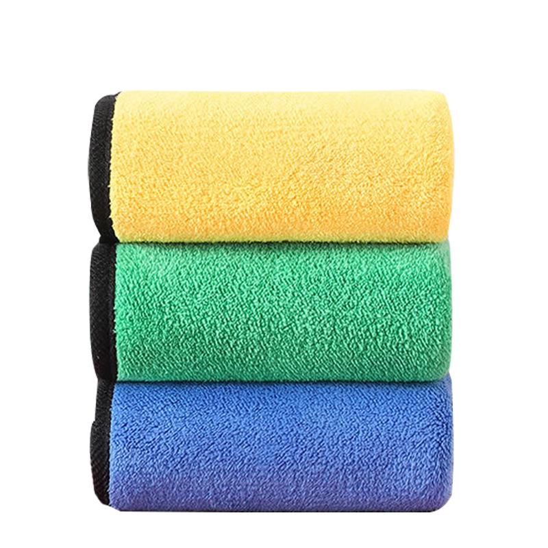 Quick-Dry Thickened Coral Fleece Car Wash Towel - Highly Absorbent for Efficient Cleaning