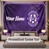 Custom Name Text Tapestry Austria Wien FC Personalized Polyester Wall Tapestry For Bedroom And Room