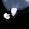 410ml Transparent Slanted Mouth Beverage Bag Stand-up Juice Bag Water Bag Drink Packaging Bag Spout Pouch for Beverage Milk Coffee Storage