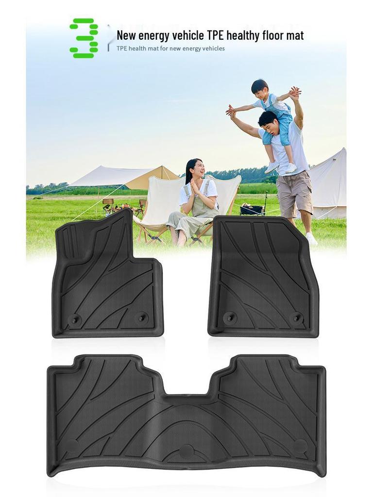 TPE Floor, Trunk, and Seat Back Mats for 2023 Ji Yue 01 Car