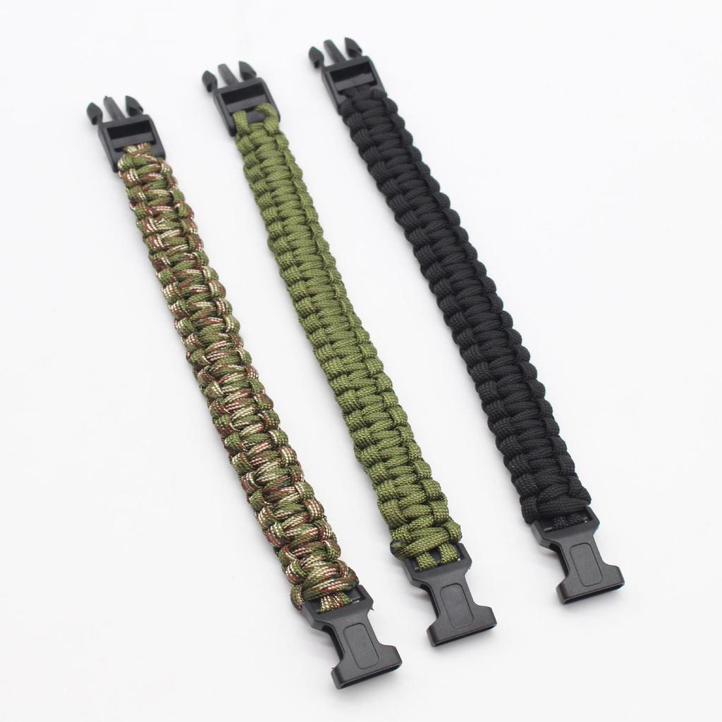 Seven-Strand Survival Paracord Bracelet: Outdoor Emergency Woven Wristband