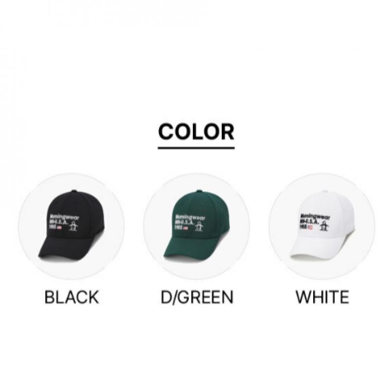 MunSingwear Men S Signature Ball Cap Black Mr121mcp11