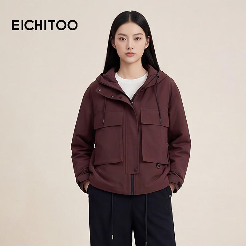 EICHITOO Women s Hooded Workwear Jacket S