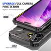 For iPhone 16 Magnetic Case TPU+PC Phone Cover with Rotary Ring Kickstand