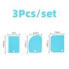 3PCS/Lot Cream Scraper Smoother DIY Cake Decorating Fondant Pastry Cutters Molds Kitchen Scrapers Baking Spatulas Tools