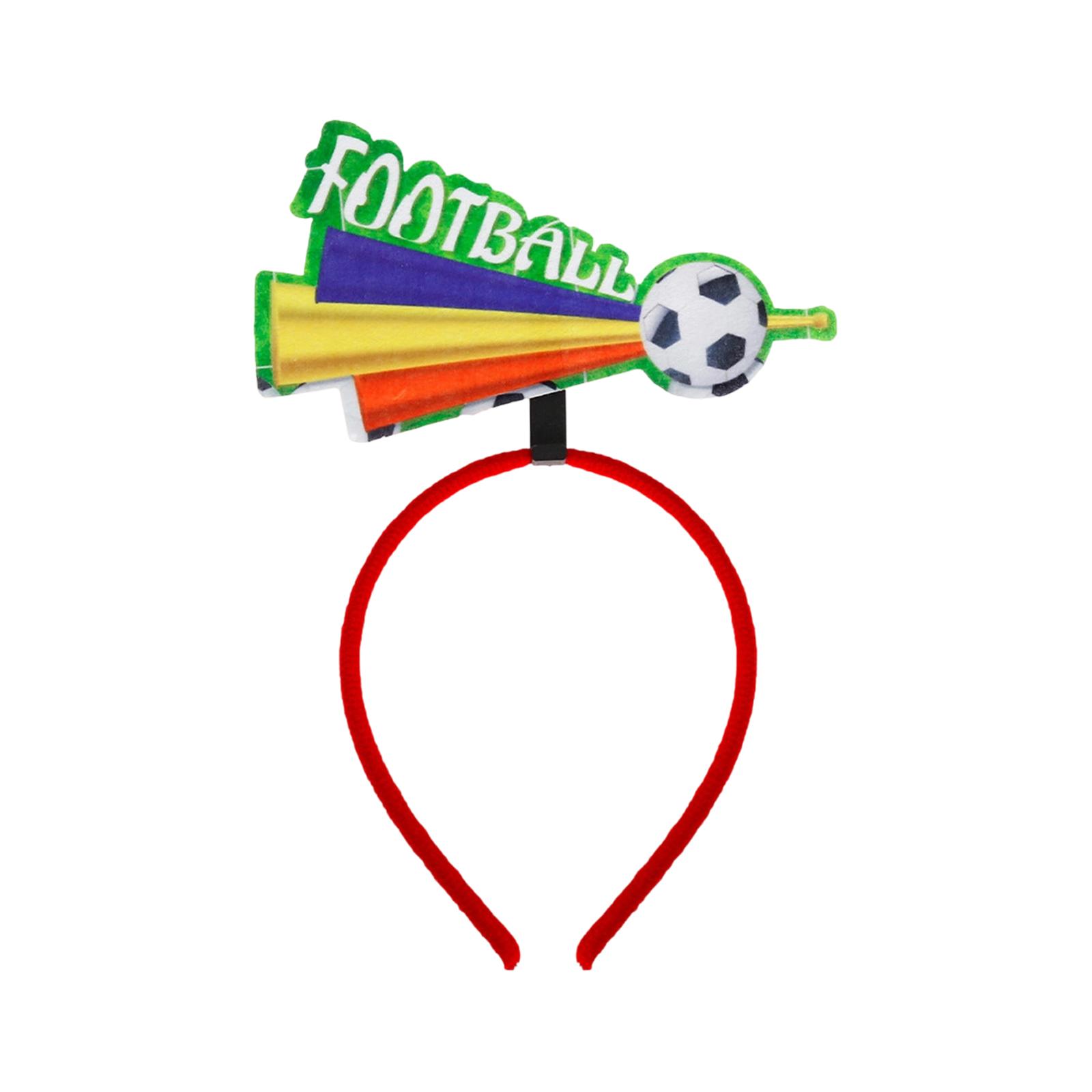 Football Birthday Party Decoration Cheering Headpiece  Football Watching Party Props One Size