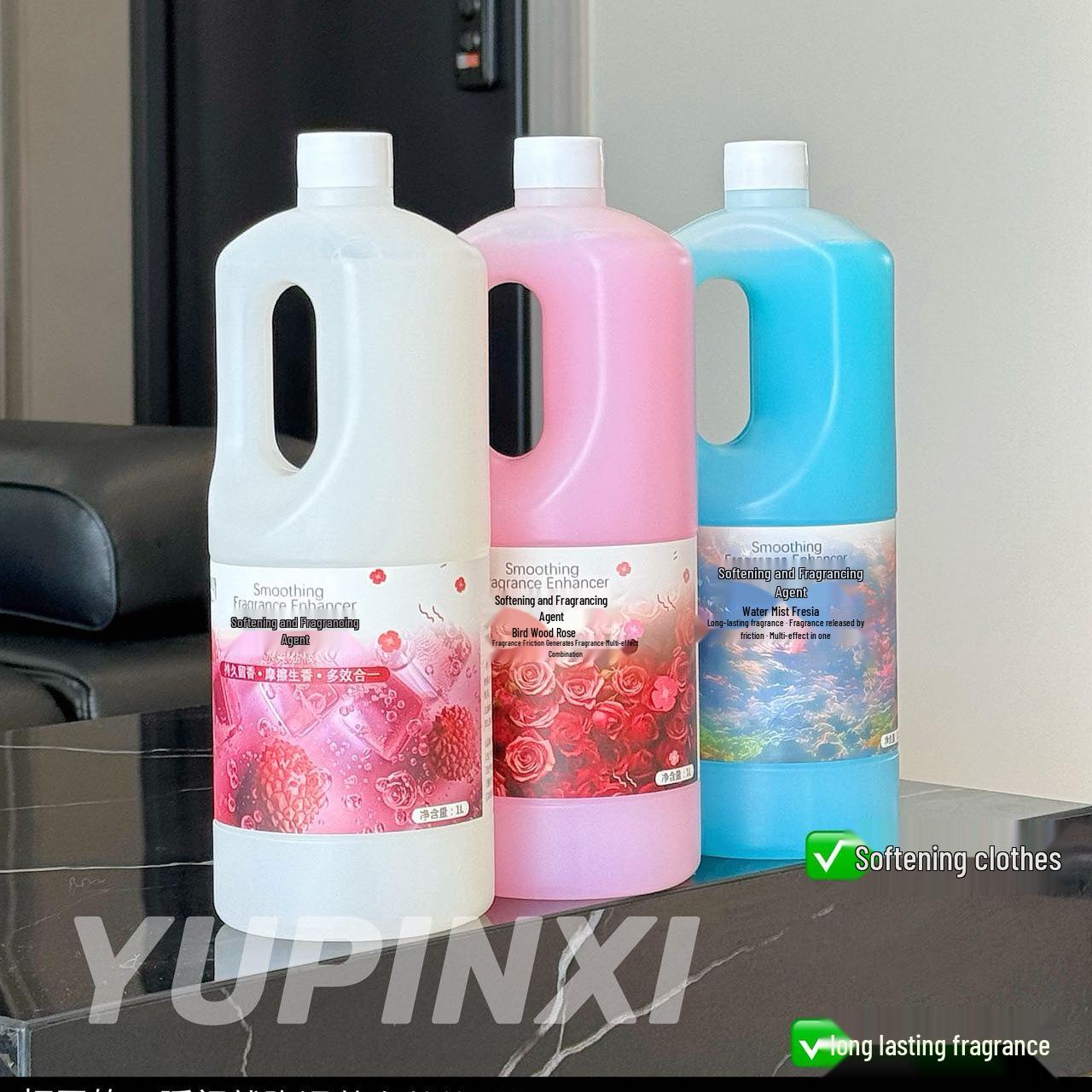 Yupinxi 1000 мл Черное дерево Роза Кондиционер для белья: Пушистость, Стойкий аромат, Защита одежды. Ebony Rose 1L
