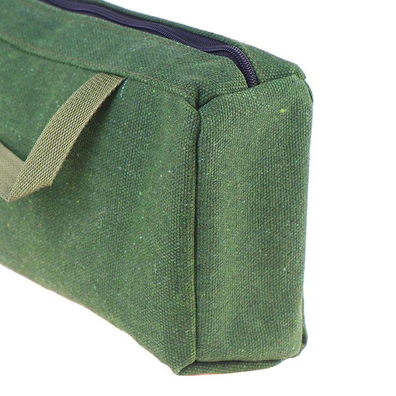 Durable Thicker Canvas Tool Pouch For Electrical Tool Storage Organizer