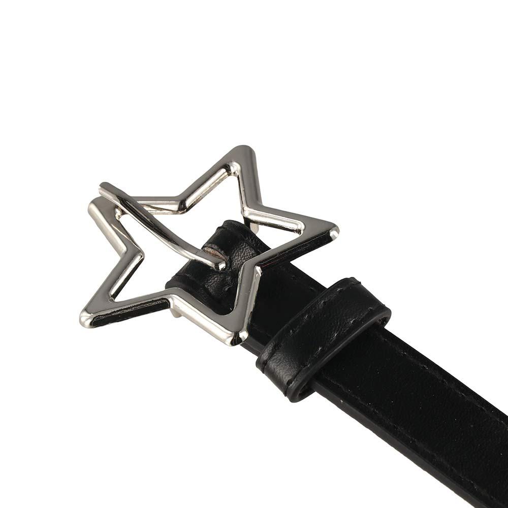 Heart Star Belt Adjustable Women Waist Belt Ins Five-point Star Waistband  Dress Decoration