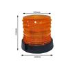 LED Amber Beacon Strobe Light 12v Safety Flashing Lamp Magnetic Compatible Fit Mower, ATV, Tractor, Trucks, olf Carts, UTV, UTV Cars and Buses (1)