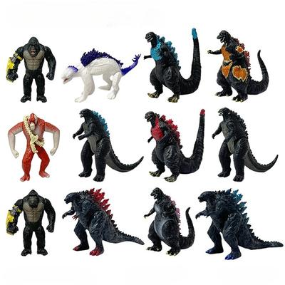 12 Stück/Set Godzilla VS King Kong 3. 4. Generation Empire Monsters Bewegliche Gelenke Actionfigur PVC Modellpuppe Kinder Geburtstagsspielzeug